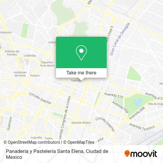 Panadería y Pastelería Santa Elena map