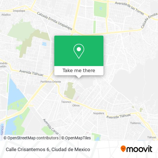 Calle Crisantemos 6 map