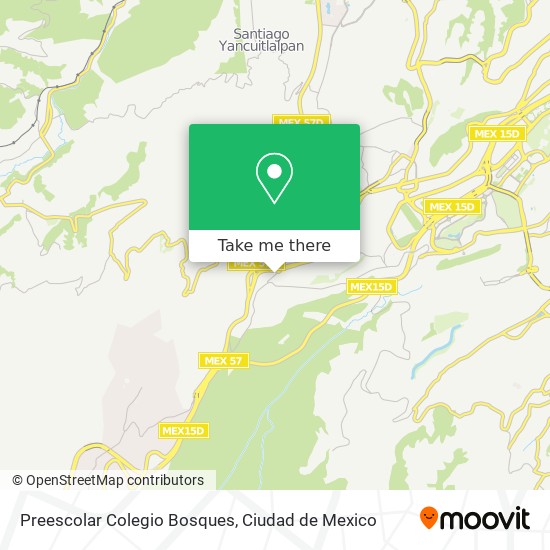 Preescolar Colegio Bosques map