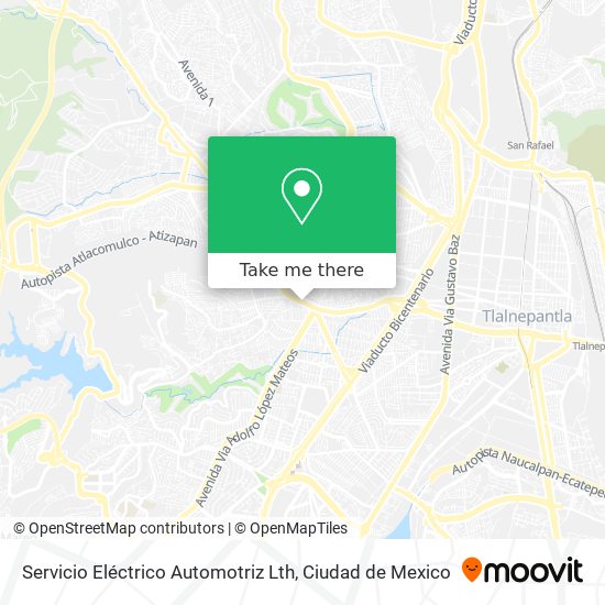 Mapa de Servicio Eléctrico Automotriz Lth