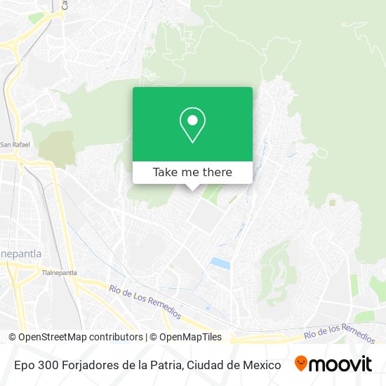 Epo 300 Forjadores de la Patria map