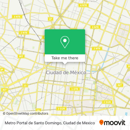Metro Portal de Santo Domingo map