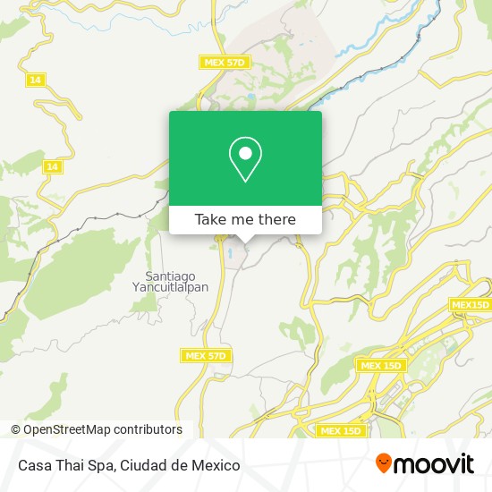Mapa de Casa Thai Spa