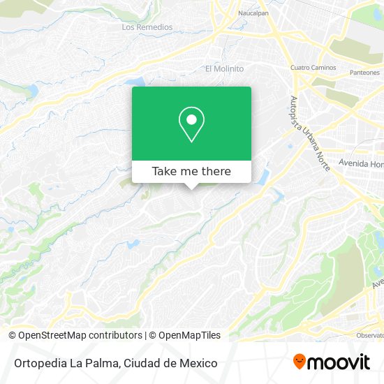 Ortopedia La Palma map