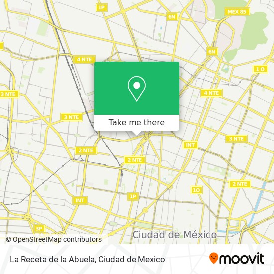 La Receta de la Abuela map