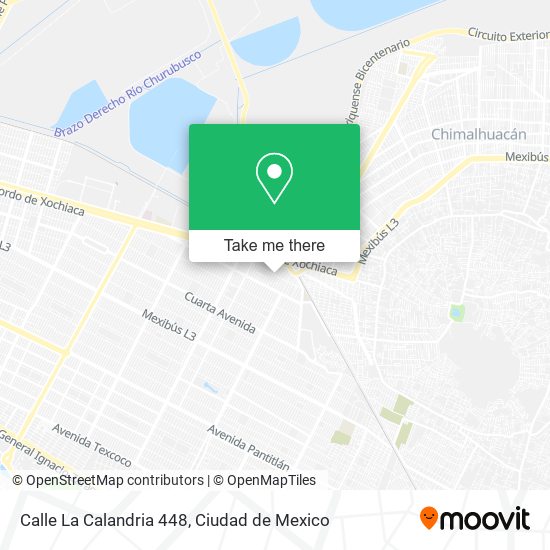 Calle La Calandria 448 map