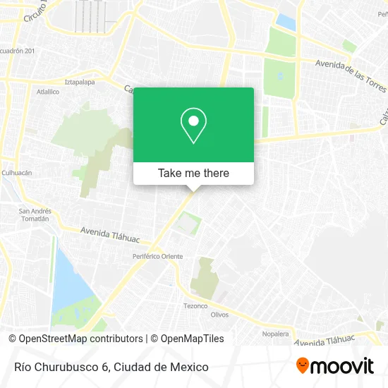 Mapa de Río Churubusco 6