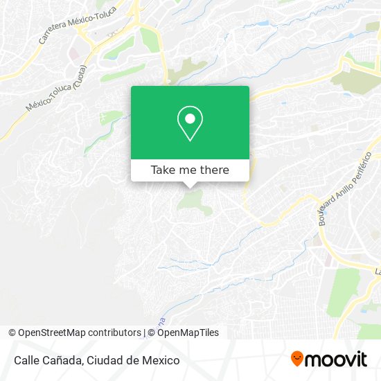 Calle Cañada map