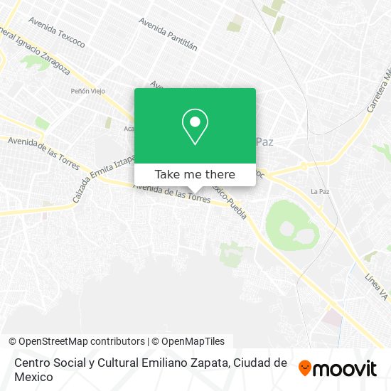 Centro Social y Cultural Emiliano Zapata map