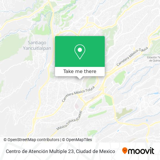 Mapa de Centro de Atención Multiple 23