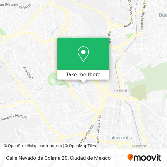 Calle Nevado de Colima 20 map