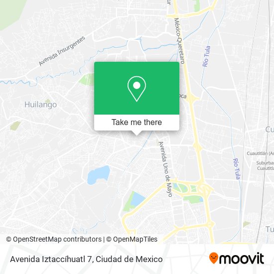Avenida Iztaccíhuatl 7 map