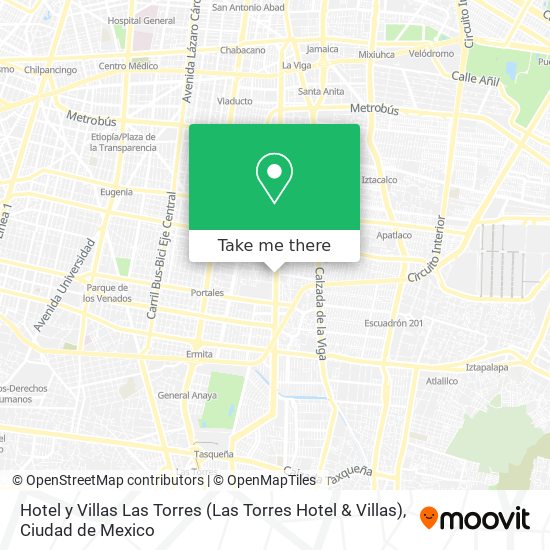 Hotel y Villas Las Torres map