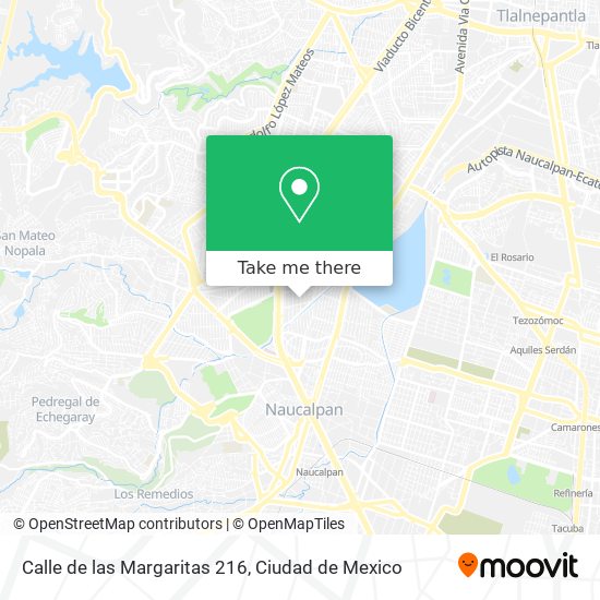 Calle de las Margaritas 216 map