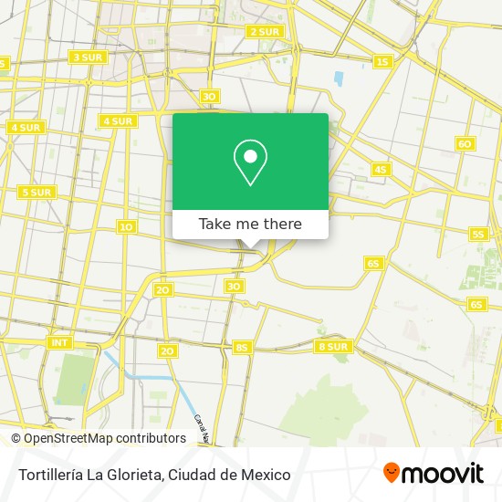 Tortillería La Glorieta map