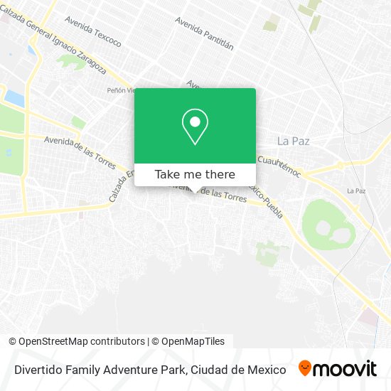 Divertido Family Adventure Park map
