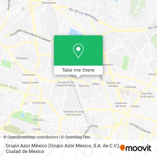 Grupo Azor México (Grupo Azor México, S.A. de C.V.) map