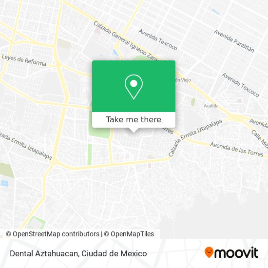 Dental Aztahuacan map