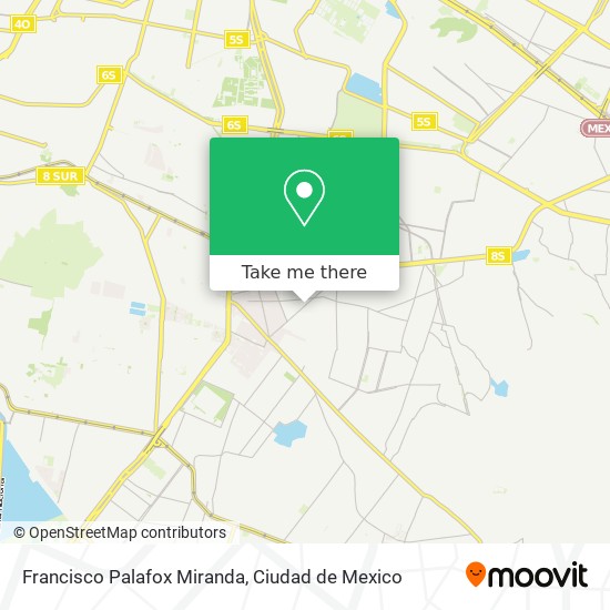 Francisco Palafox Miranda map