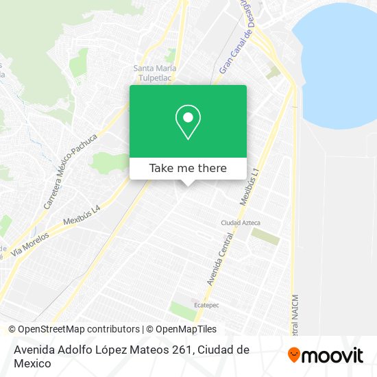 Avenida Adolfo López Mateos 261 map