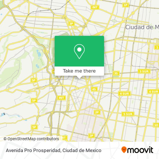 Avenida Pro Prosperidad map