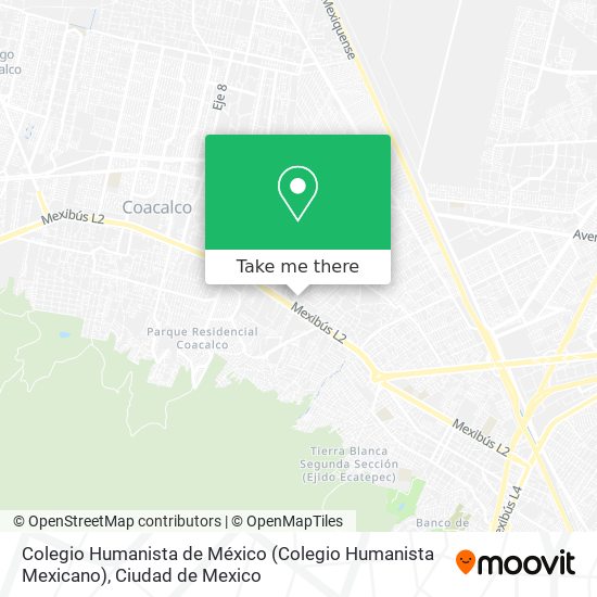 Colegio Humanista de México (Colegio Humanista Mexicano) map