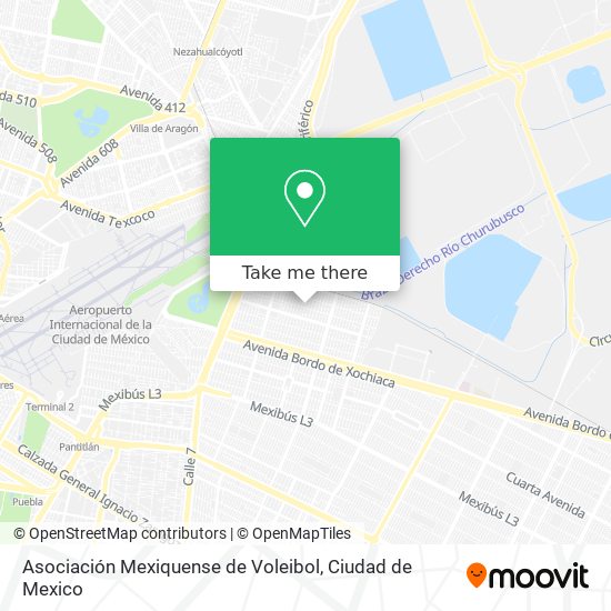 Asociación Mexiquense de Voleibol map