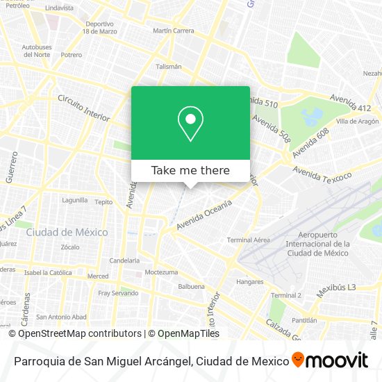 Parroquia de San Miguel Arcángel map