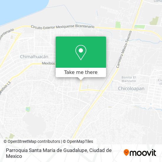 Parroquia Santa María de Guadalupe map