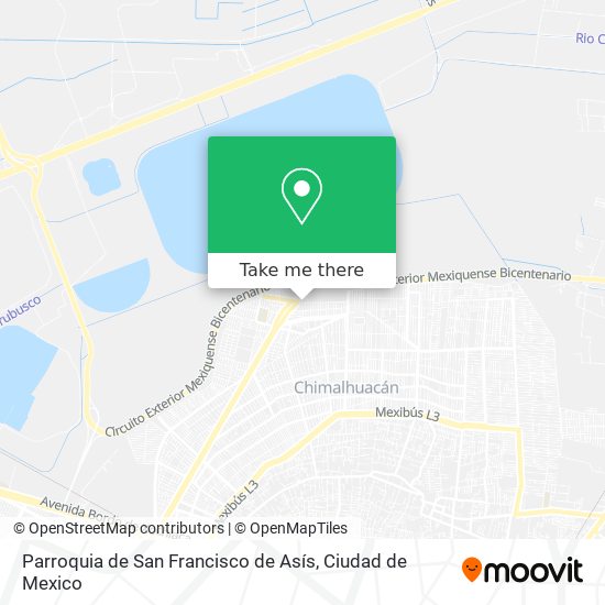 Parroquia de San Francisco de Asís map