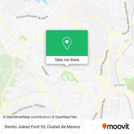 Benito Juárez Ford 53 map