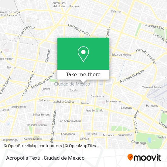 Acropolis Textil map