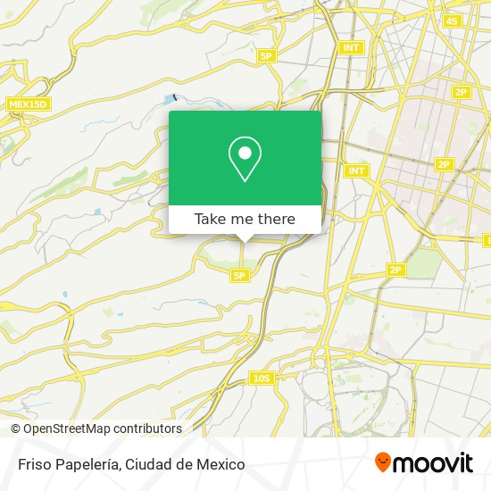 Friso Papelería map