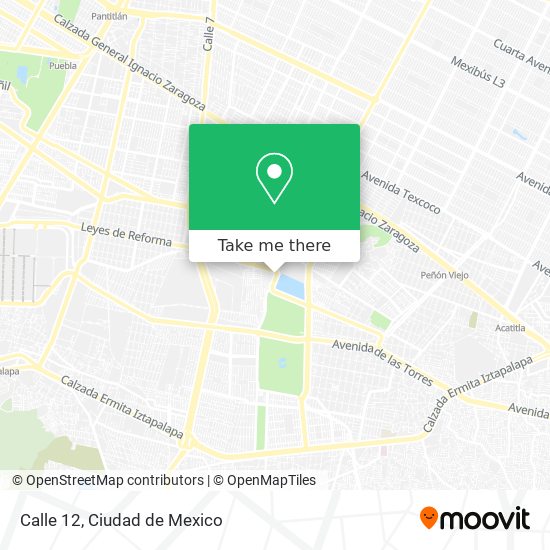 Calle 12 map