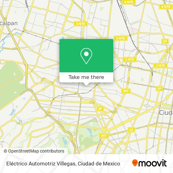 Eléctrico Automotriz Villegas map