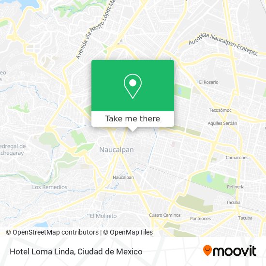 Mapa de Hotel Loma Linda