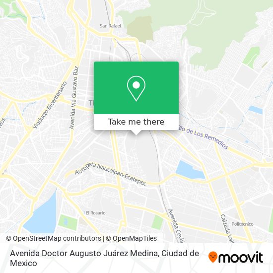 Avenida Doctor Augusto Juárez Medina map