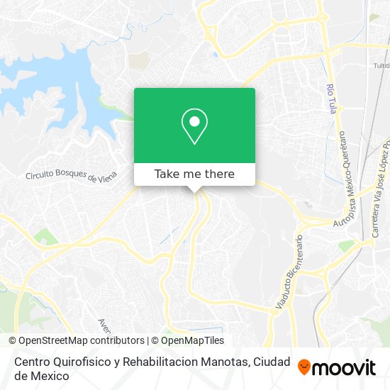 Centro Quirofisico y Rehabilitacion Manotas map