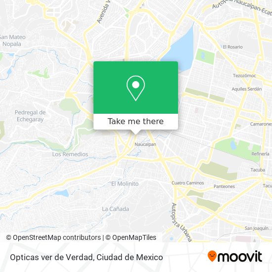 Opticas ver de Verdad map