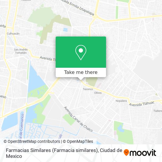 Farmacias Similares (Farmacia similares) map