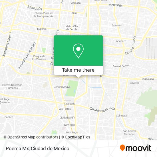 Poema Mx map