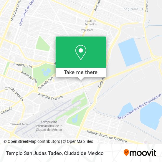 Templo San Judas Tadeo map