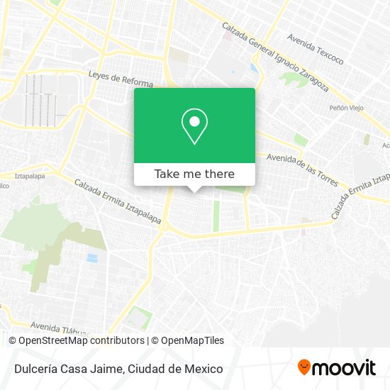 Mapa de Dulcería Casa Jaime