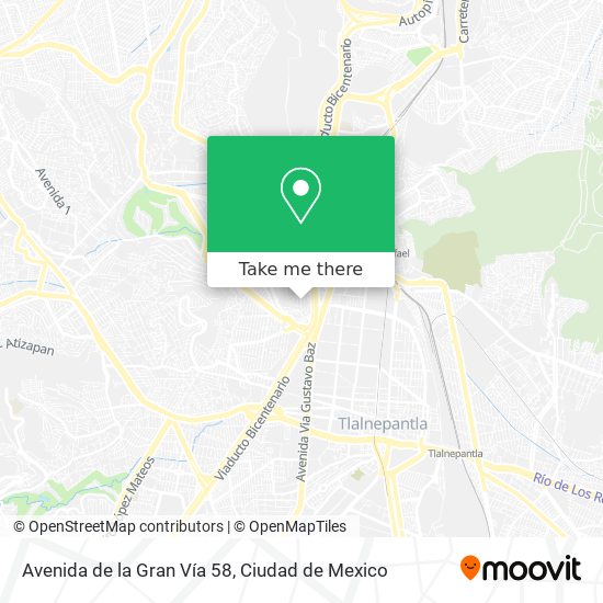 Mapa de Avenida de la Gran Vía 58