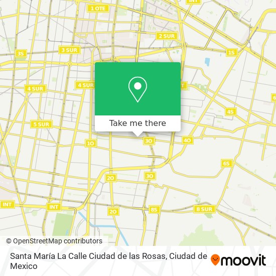 Mapa de Santa María La Calle Ciudad de las Rosas