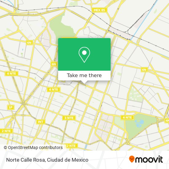 Norte Calle Rosa map