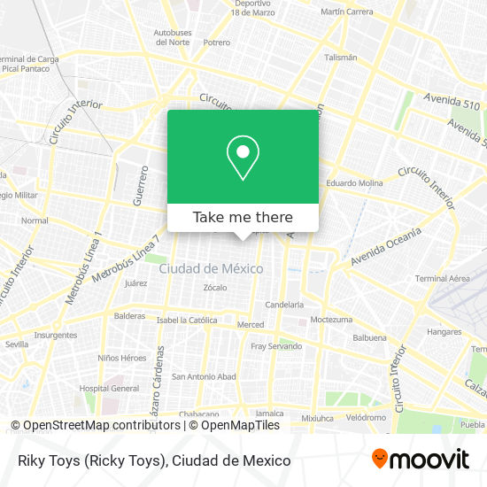 Mapa de Riky Toys (Ricky Toys)