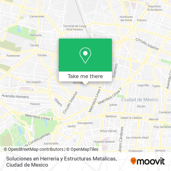 Soluciones en Herreria y Estructuras Metalicas map