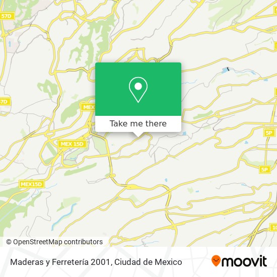 Mapa de Maderas y Ferretería 2001