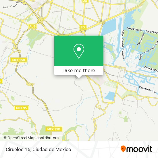 Ciruelos 16 map